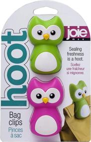 img 2 attached to 🦉 MSC International Joie Hoot Owl Bag Clips: Set of 2 Assorted Clips with Adorable Owl Design