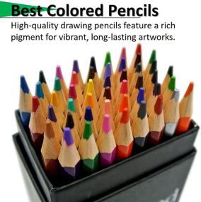 img 3 attached to Professional Vibrant Colored Pencil Set
