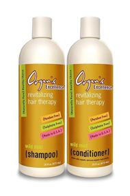 img 4 attached to 🌿 Revitalizing Hair Therapy Set - Organic Excellence Wild Mint Shampoo and Conditioner
