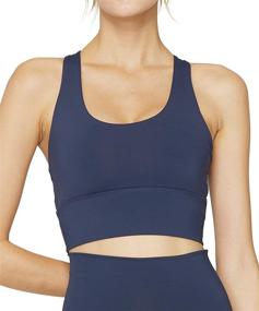 img 2 attached to Light Leaf Racerback Seamless Support Women's Clothing and Lingerie, Sleep & Lounge