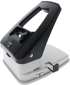 img 4 attached to 🎯 Three-in-One Desktop ID Card Hole Punch Tool for Name Badges - Slot Puncher, Round Hole, and Corner Rounder with Guide