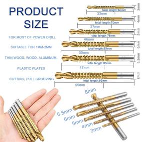 img 3 attached to Titanium Coated Twist Drill Bits