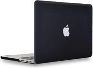 чехол ueswill matte hard shell для macbook pro retina 13 дюймов (начало 2015/2014/2013/конец 2012) - a1502/a1425, черный логотип