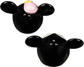 img 2 attached to ❤️ Disney Mickey and Minnie Mouse Ceramic Salt and Pepper Shaker Set - Vintage 90th Anniversary Design - Official Disney Kitchen Decor