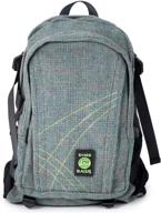 hemp backpack knapsack: unveiling secretive casual daypacks logo