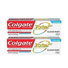 img 3 attached to Colgate Total Clean Mint Toothpaste 2-Pack, 3.3 oz Each - Get Refreshingly Clean Teeth!