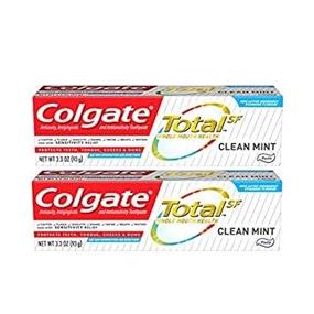 img 1 attached to Colgate Total Clean Mint Toothpaste 2-Pack, 3.3 oz Each - Get Refreshingly Clean Teeth!