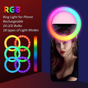 img 3 attached to Selfie Colors Rechargeable Portable Photography