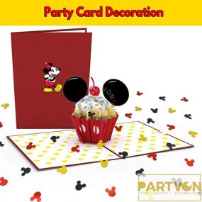 img 1 attached to Mickey Mouse Theme Confetti: Perfect Baby Shower Party Decoration - 2000PCS