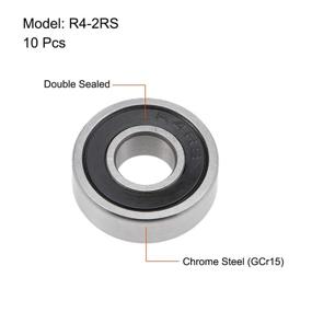 img 3 attached to High Performance Uxcell Bearing 4 Inchx5/8 Inchx0.196 Inch: Precision Engineered Bearings for Industrial Applications