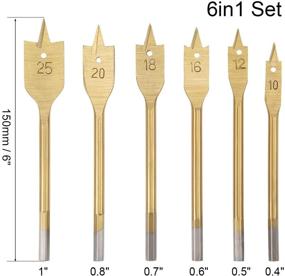 img 3 attached to Uxcell Spade Paddle Woodworking Cutter