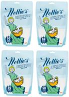 🧺 nellie's laundry detergent soda: 200 loads of powerful cleaning in 4 convenient bags logo