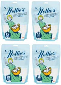img 3 attached to 🧺 Nellie's Laundry Detergent Soda: 200 Loads of Powerful Cleaning in 4 Convenient Bags