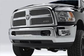 img 4 attached to 🚗 2013-2018 Ram 2500, 3500 T-Rex Grilles Billet Grille in Polished Finish, 4 Pc Replacement Set - Part Number #21452 (red)