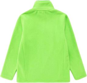 img 3 attached to 🧥 Stay Warm and Stylish with UNACOO Half Zip Standing Collar Fleece Jackets & Coats for Boys