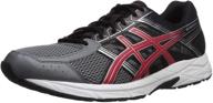 asics gel contend running shoes for men in carbon medium - athletic footwear логотип