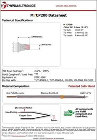 img 1 attached to Сменное долото Thermaltronics M7CP200 STTC 136P