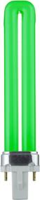 img 3 attached to 💡 Sunlite PL9/G9 9-Watt Compact Fluorescent Plug-In 2-Pin Light Bulb in Vibrant Green Shade