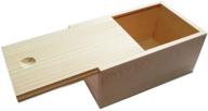 sturdy unfinished wooden storage box with convenient slide-top lid by starmall logo