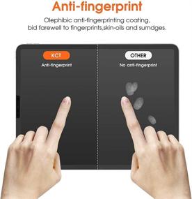 img 1 attached to 📱 [2 PACK] Paperlike Screen Protector for iPad Air 4th Generation (10.9 inch, 2020) / iPad Pro 11 inch (2021, 2020, 2018 Model) - Matte Screen Protector for Drawing, Anti-Glare, Easy Installation Kit