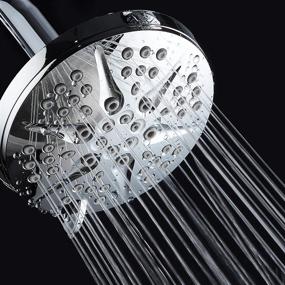 img 2 attached to 🚿 HOTEL SPA - Shower Head High Pressure - 6 Inch Rain Shower Head, 6-Setting - Notilus Showerspa (Chrome)