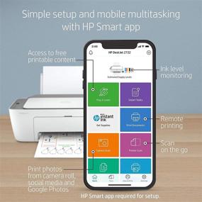 img 3 attached to Highly Efficient HP DeskJet 2722: All-in-One Wireless Color Inkjet Printer