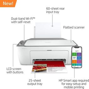 img 2 attached to Высокоэффективный принтер HP DeskJet 2722: Многофункциональный беспроводной цветной струйный принтер.