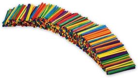 img 1 attached to 🔥 Colorful 2-Inch Match Sticks - Pack of 750 for Crafts