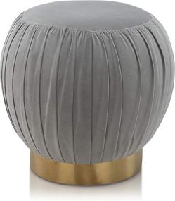 img 4 attached to Meelano 70 GRY 70 Gry Ottoman Gray