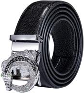 💼 exquisite and stylish rhinestone men's belt with automatic adjustable buckle – perfect business accessory logo