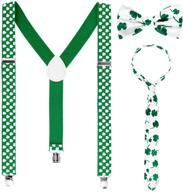 shamrock suspenders necktie 🍀 holiday by whaline: enhanced for seo логотип