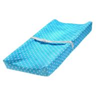 ultra soft plush entyle changing pad covers - wipeable & stretchy, ideal for infants baby boys girls (blue) logo