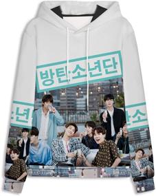 img 3 attached to Aopostall Merchandise Jungkook Persona Sweatshirt Boys' Clothing and Fashion Hoodies & Sweatshirts