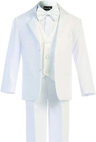 img 1 attached to 👔 OLIVIA KOO Classic Tuxedo for Boys - Suits & Sport Coats for Boys' Clothing