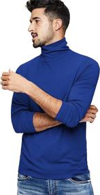 img 3 attached to Amussiar Turtleneck Sleeve T Shirts Pullover Sports & Fitness in Cycling