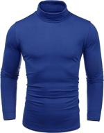 amussiar turtleneck sleeve t shirts pullover sports & fitness in cycling logo