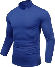 img 2 attached to Amussiar Turtleneck Sleeve T Shirts Pullover Sports & Fitness in Cycling