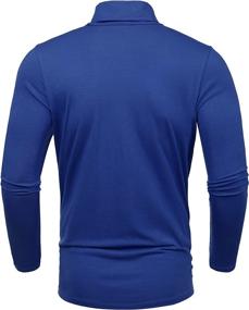 img 1 attached to Amussiar Turtleneck Sleeve T Shirts Pullover Sports & Fitness in Cycling