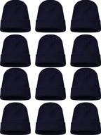 🧢 zhanmai knit hat beanie hats: 12 cozy pieces for warmth and style, ideal for adults and kids logo