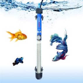 img 4 attached to 🐠 SALUTE Submersible Auto Thermostat Heater, (50W/100W/200W/300W) Fish Tank Heater with Adjustable Temperature and 2 Suction Cups - Ideal for 10-115 Gallon Fish Tanks