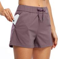 🩳 versatile and stylish willit women's yoga lounge shorts – perfect for hiking, running, and casual wear with convenient pockets! logo