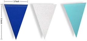 img 2 attached to 🎉 Stunning Hanging Tissue Paper Fan Party Decorations Kit: Perfect for Sea Themed Birthday, Baby Shower, and Beach Parties!