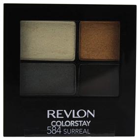 img 3 attached to 💫 Enhanced Revlon ColorStay 16 Hour Eye Shadow Quad, Surreal, for Long-Lasting Vibrant Eyeshadow