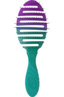 💦 wet brush pro flex dry teal ombre hairbrush logo