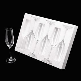 img 2 attached to JEKOSEN Champagne Lead Free Crystal Stemware