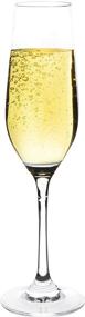 img 3 attached to JEKOSEN Champagne Lead Free Crystal Stemware