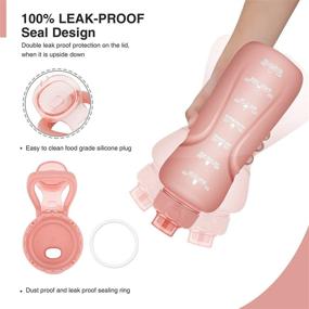 img 1 attached to PASER Bottle Leakproof Fitness Outdoor