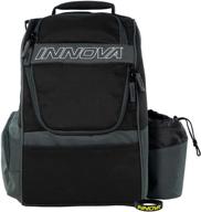 🎒 innova adventure pack disc golf backpack - holds 25 discs - lightweight - includes innova wristband logo