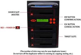 img 3 attached to 📤 High-Speed Systor 1 to 1 SATA HDD/SSD Duplicator - Eraser/Sanitizer for Multiple Drives - Supports 3.5 & 2.5 HDD/SSD - Up to 90MB/Sec