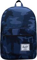 🎒 herschel supply co 10011 00001 os black backpack: casual daypacks for all your essentials logo